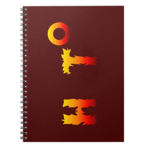 Caderno Espiral Quente Aquecimento global