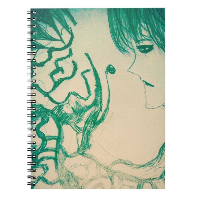 Caderno Espiral quer ser persuadido por monstro verde? (Frente)