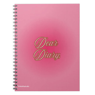 Caderno Espiral "Querido Diário"