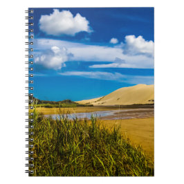 Caderno Espiral Quickand stream perto de 90-Mile Beach, Nova Zelân