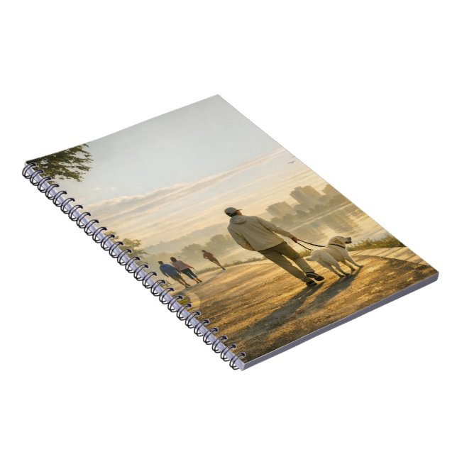 Caderno Espiral Quiet Morning Walk – Classic Spiral Notebook (Lado Direito)