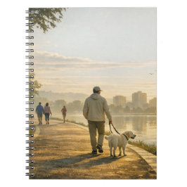 Caderno Espiral Quiet Morning Walk – Classic Spiral Notebook
