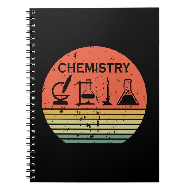 Caderno Espiral Química engraçada química dá ideias (Frente)
