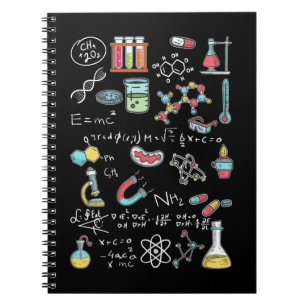 Caderno Espiral Química Física Matemática Química