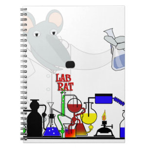 CADERNO ESPIRAL QUÍMICA LAB RAT