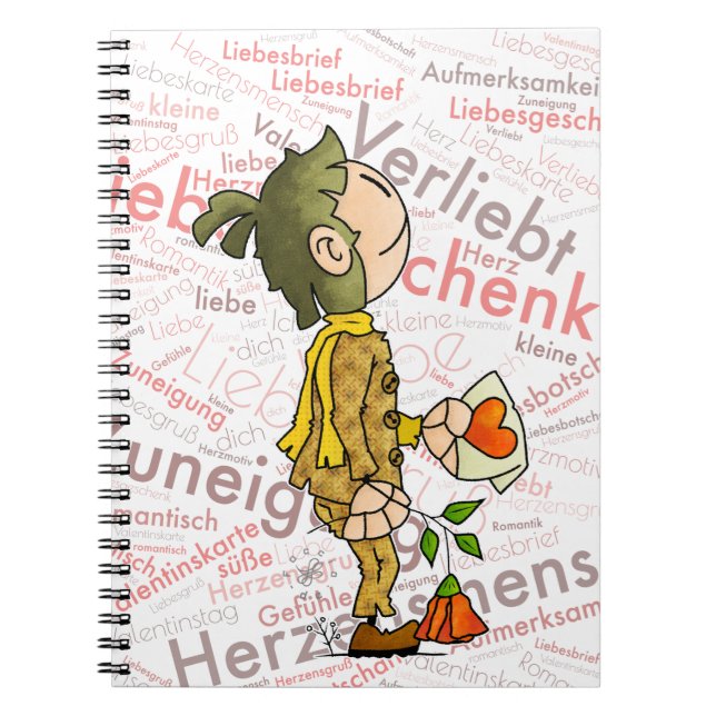Caderno Espiral Quinn - Liebe (Frente)