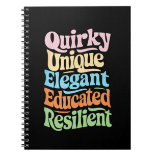Caderno Espiral Quirky Enique Elegant Educou Vintage Resilient