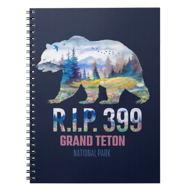 Caderno Espiral R.I.P. 399 Rainha do Urso dos Tetos (Frente)