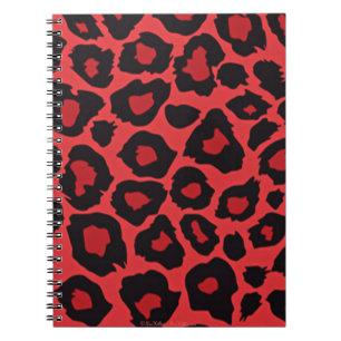 Caderno Espiral RAB Rockabilly Leopard Print Red Black