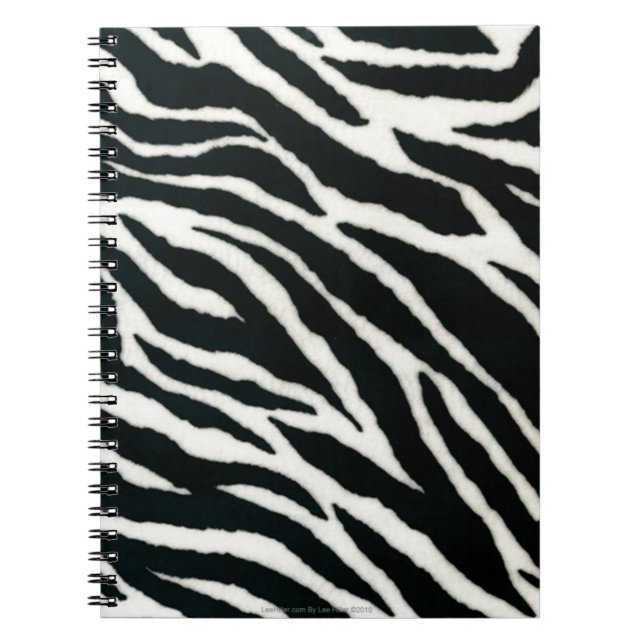 Caderno Espiral RAB Rockabilly Zebra Imprime Preto e Branco (Frente)
