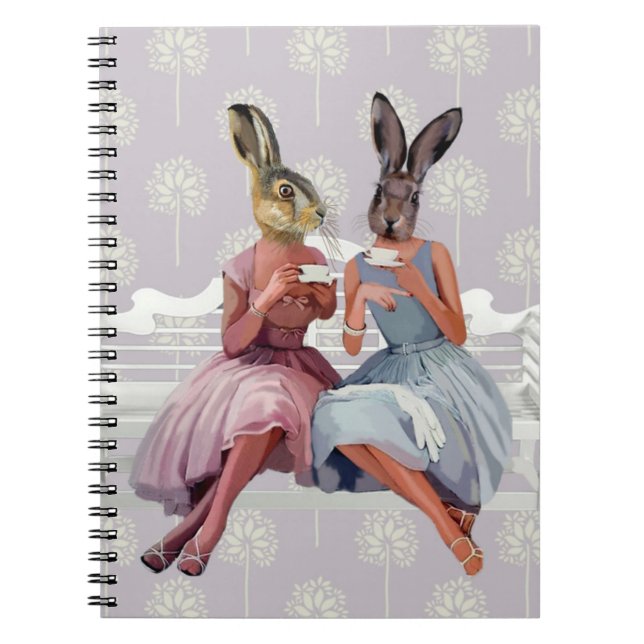 Caderno Espiral Rabbit Chat (Frente)