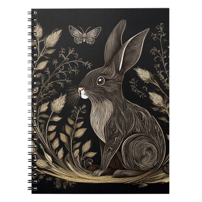 Caderno Espiral Rabbit Whimsical (Frente)