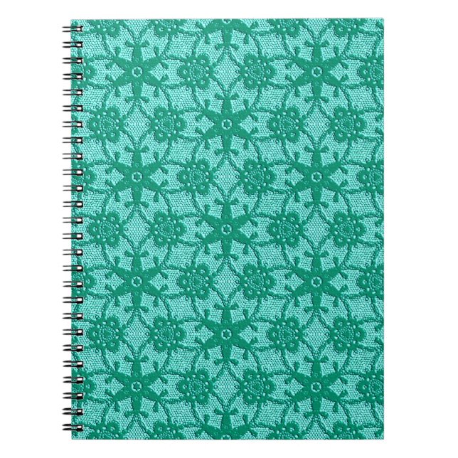 Caderno Espiral Raça antiga - turquesa e aqua (Frente)