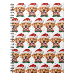 Caderno Espiral Raça de Cachorro Retriever Dourado Natal