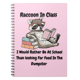 Caderno Espiral Raccon in Class