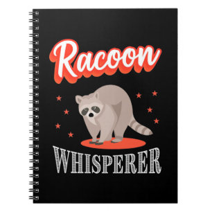 Caderno Espiral Raccoon Lover Raccoon Whisperer