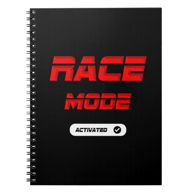 Caderno Espiral Race mode (Frente)