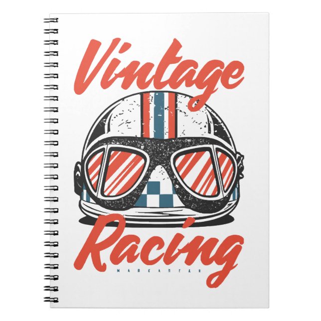 Caderno Espiral Racing Helmet (Frente)
