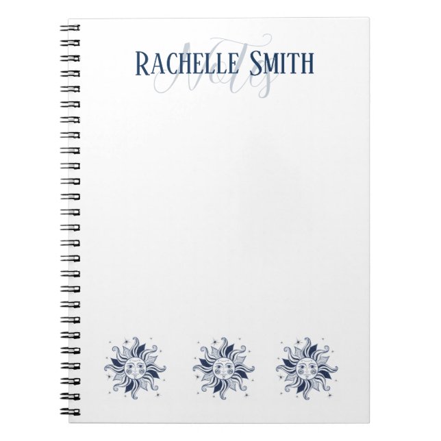 Caderno Espiral Radiação Celestial (Frente)