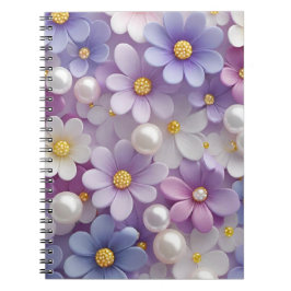 Caderno Espiral Radiância Floral Beijada pelo Sol