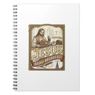 Caderno Espiral Rádio Jesus Transmissão Jesus Rádio Transmissão Cr