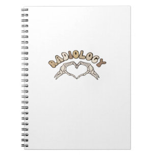 Caderno Espiral Radiologia Esqueleto Mãos Cardíacas Clássicas