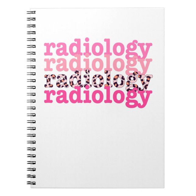 Caderno Espiral Radiologia Leopardo (Frente)