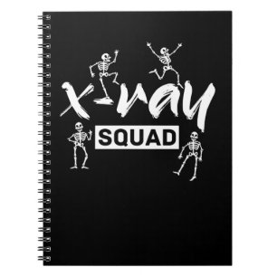 Caderno Espiral Radiologia Xray Skeleton Esquadrão Radiologista E