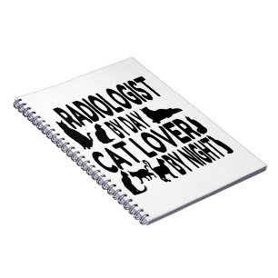 Caderno Espiral Radiologista Cat Lover