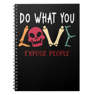 Caderno Espiral Radiologista Humor Skeleton Xray Radiologia Engraç