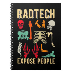 Caderno Espiral Radiologista Skeletons Xray Engraçado Radiologia
