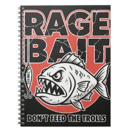 Caderno Espiral Rage Bait, Don’t Feed The Trolls