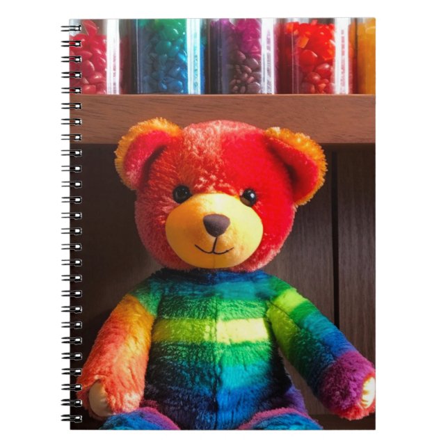Caderno Espiral Rainbow Bear (Frente)