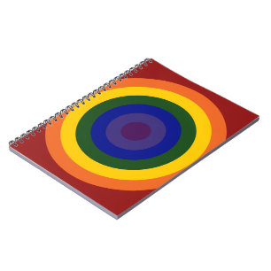 Caderno Espiral Rainbow Bullseye