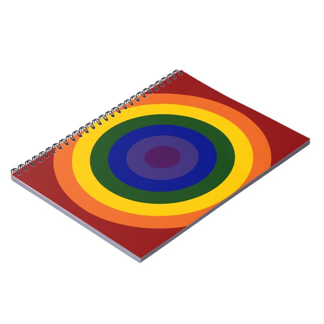 Caderno Espiral Rainbow Bullseye (Left Side)