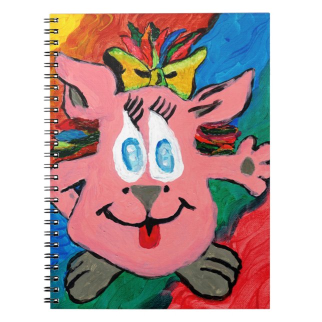 Caderno Espiral Rainbow Character Photo Notebook (Frente)