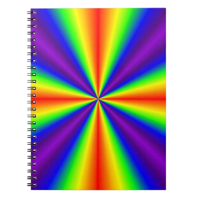 Caderno Espiral Rainbow Cross (Frente)