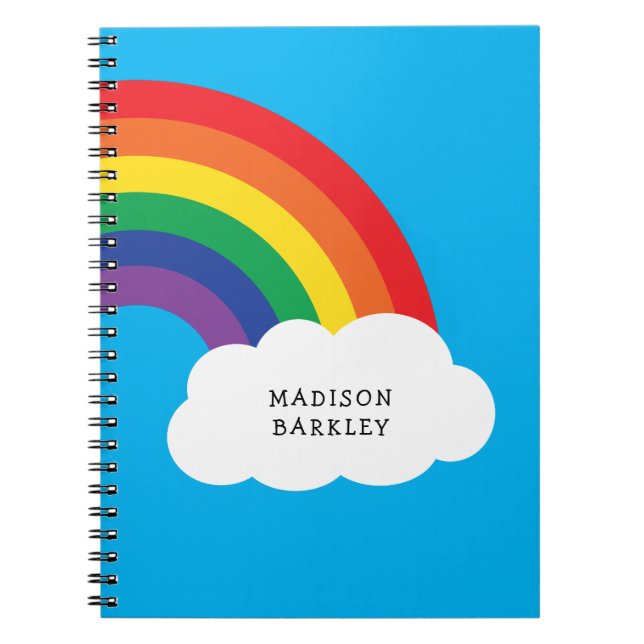 Caderno Espiral Rainbow Cute Kids (Frente)