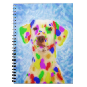 Caderno Espiral Rainbow Dalmatian