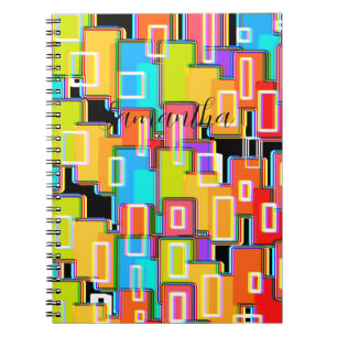 Caderno Espiral Rainbow Deco Home Living Abstrato