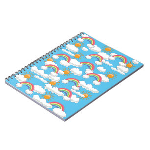 Caderno Espiral Rainbow Feliz
