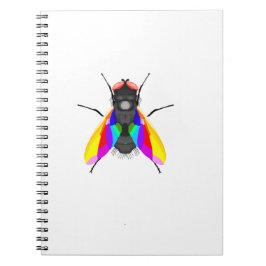Caderno Espiral Rainbow Fly