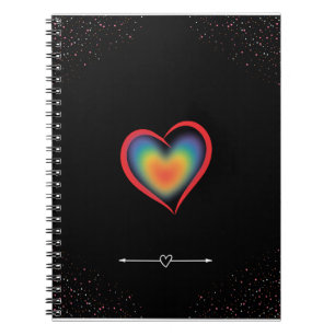Caderno Espiral Rainbow Hart
