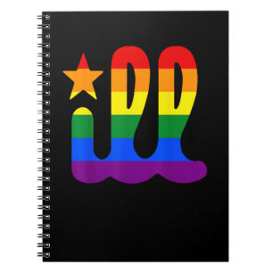 Caderno Espiral Rainbow Pride Love ill Filadélfia Philadelphia Gay