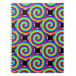 Caderno Espiral Rainbow Spiral por Kenneth Yoncich