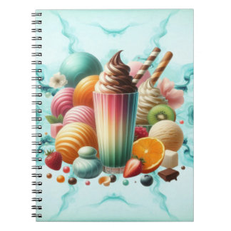 Caderno Espiral Rainbow Treat