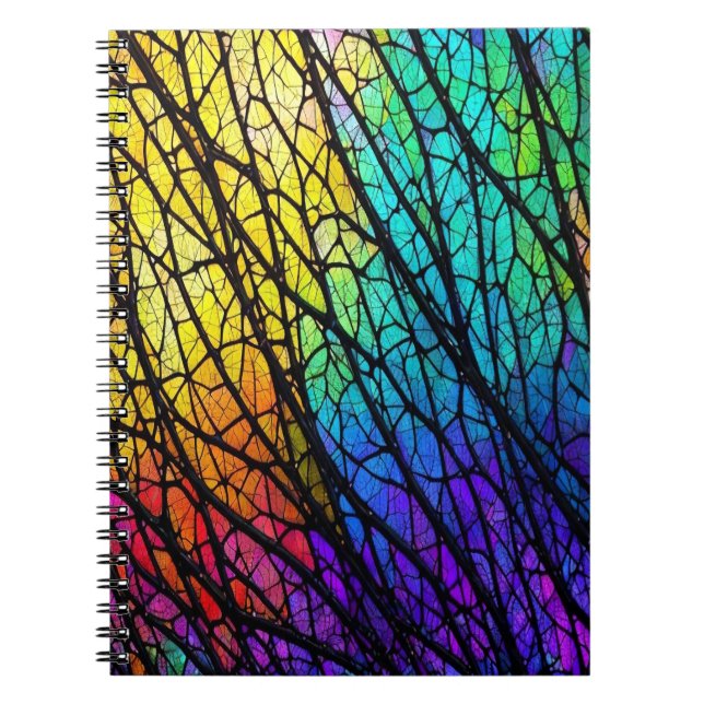 Caderno Espiral Rainbow Twigs (Frente)