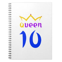 Caderno Espiral Rainha 10
