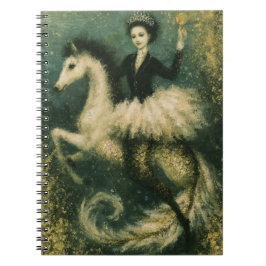 Caderno Espiral Rainha Bailarina em seu Cavalo-Marinho Sereia