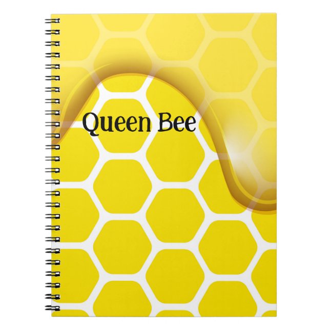 Caderno Espiral Rainha Bee mel (Frente)